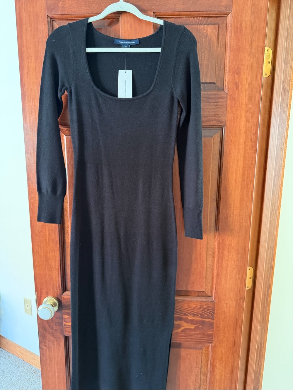 Women’s Black Long Sleeve Knit Dress